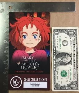 Mary And The Witch’s Flower Collectible Regal Ticket GKIDS Studio Ponoc - Picture 1 of 4
