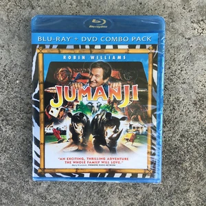 Sealed Jumanji (Blu-ray & DVD Combo Pack, 2 Disc Set, 2011) Robin Williams  - Picture 1 of 2