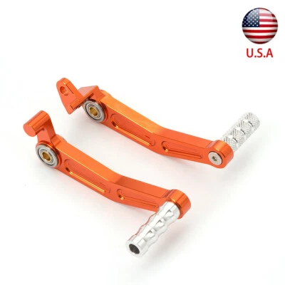 Palanca de pedal de cambio de marchas de freno trasero de pie CNC para KTM RC dkDuke 125 200 390 par A Foto 1 de 4