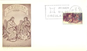 1966 SPD NAVIDAD EDIFIL 1764 SOBRE PRIMER DIA CIRCULACION FDC TC10784 - Picture 1 of 1
