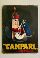 Insegna  Campari l’aperitivo vintage, 30x40
