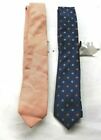 Lot of 2 Banana Republic Mens 3" Thick Polyester Suit Formal Ties One Size New
