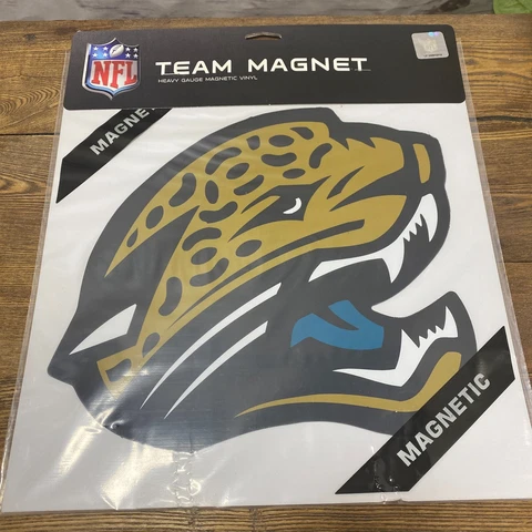 Jacksonville Jaguars Vinyl Team Magnet Face Decal Football Sport Car Truck 12 In Cover