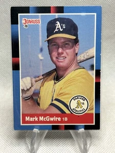 1988 Donruss Mark McGwire #256 Oakland Athletics - Picture 1 of 2