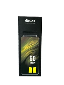 Dison 60 Pairs Foam Proplugs Earplugs, 38dB Noise Reduction Ear Plugs Orange - Picture 1 of 1