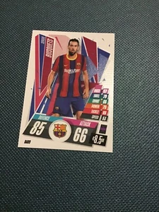 TOPPS MATCH ATTAX 2020-21 🏆 SERGIO BUSQUETS 🔴🔵 BARCELONA - Picture 1 of 1