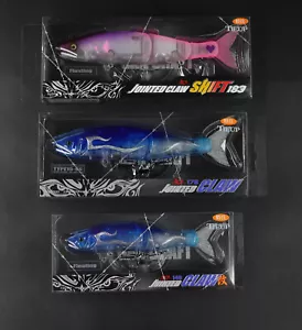 Lot 3X gan craft JOINTED CLAW 178 SS + 148 F + shift 183 F swimbait swim bait - Photo 1/1