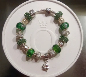 WEIHNACHTEN ORIGINAL PANDORA Armband mit Beads d.Marke European Glitzer Unikat!! - Bild 1 von 1