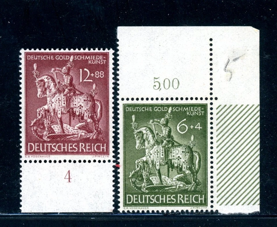 Germany Scott # B247, B248 - MNH - Plate # Single                  (28-C204) - Image 1 of 1