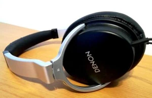 Auriculares DENON AH-D1100 Plateados/Negro Sonido de Alta Calidad Modelo Popular - Imagen 1 de 5