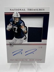 Pat Freiermuth Auto /8 Red #106 RC RPA 2021 Panini National Treasures PSU - Bild 1 von 7