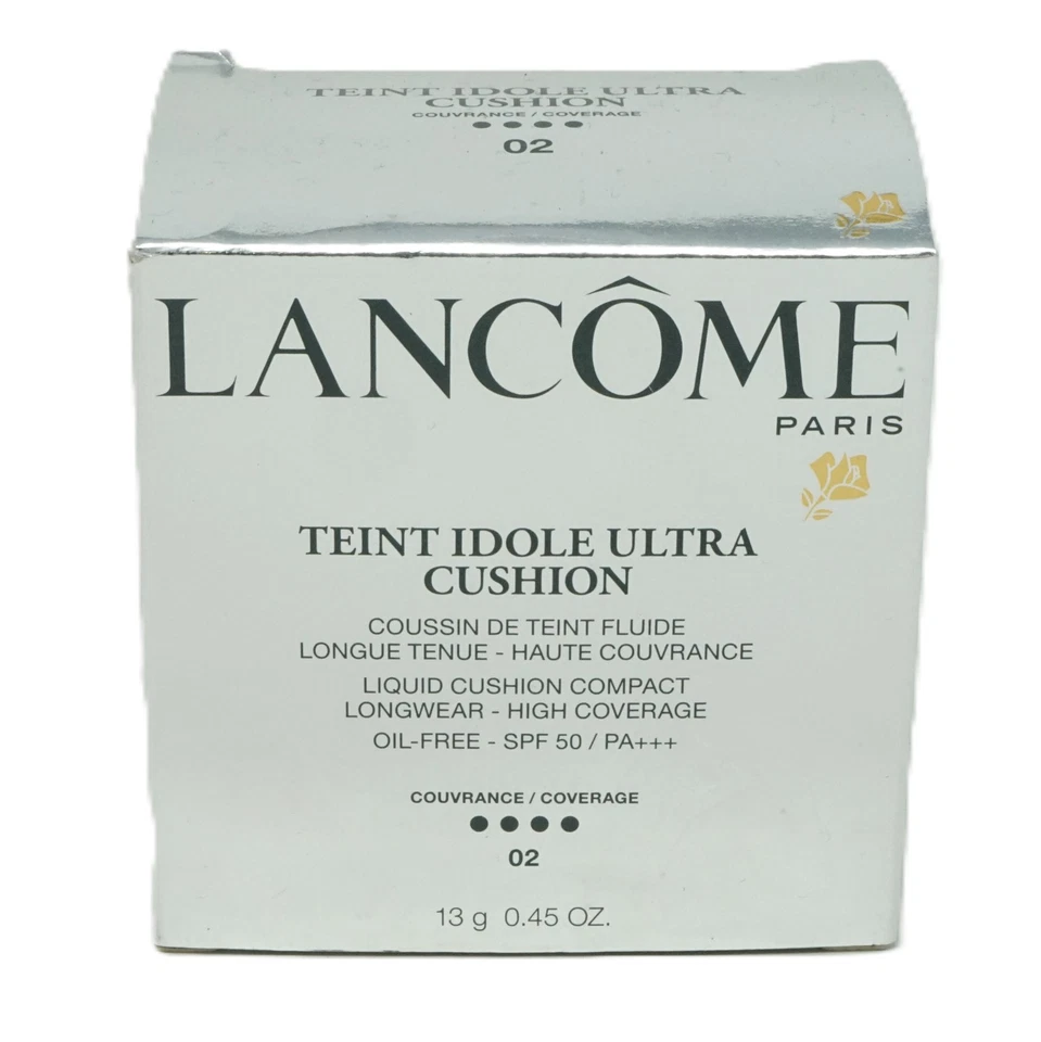 Lancome Teint Idole Ultra Cushion Liquid Cushion Compact SPF50 Coverage 02 Found - Bild 1 von 1