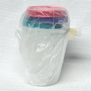 New Vintage Tupperware Midgets 2oz Cups/Pill Containers #101 - Picture 1 of 3