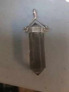Clear Sterling quartz point Doubly terminated crystal CJC J-12 (6) - Picture 1 of 1