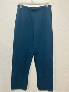 HANES Men’s Sweatpants Blue Ecosmart Recycled Elastic Waist Size 1X - Picture 1 of 16