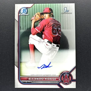 2022 Bowman Chrome Prospect Auto Alejandro Hidalgo #CPA-AH Angels - Picture 1 of 2