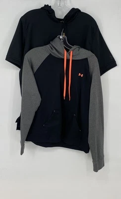Under Armour Mujer Gris Negro Manga Larga Pullover Sudadera con Capucha Talla Grande Lote de 2 Foto 1 de 4