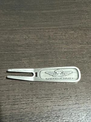 Royal Melbourne Divot Repair Tool Golf Country Club Silver - image 1 of 4
