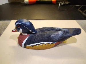 Seltener JENNINGS DECOY CO. HOLZ ENTE KÖDER SIGNIERT - Bild 1 von 5