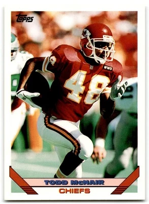 1993 Topps Todd McNair Kansas City Chiefs #301 - Image 1 of 2
