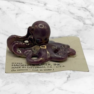 Hagen Renaker Iridescent Purple Octopus Figurine NOS - Picture 1 of 5
