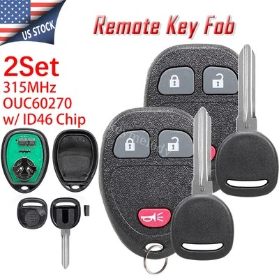 Juego de 2 llaveros a distancia sin llave 3B para Chevrolet Captiva Sport 2012 2013 2014 2015 Foto 1 de 4