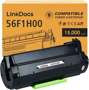 56F1H00 High Yield Toner Cartridge Replacement for Lexmark 56F1H00 56F1000 Wo... - Foto 1 di 6