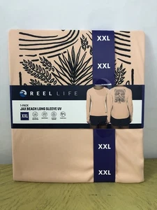 Paquete de 1 camisa para mujer Reel Life Jax Beach manga larga UV melocotón parfait talla XXL - Imagen 1 de 6