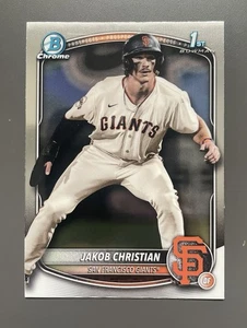 Bowman Chrome Jakob Christian 2025 #BCP-157 1st Bowman - Imagen 1 de 2