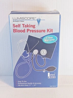 Kit de presión arterial autotomable Lumiscope modelo 100-021 tamaños de brazo 11"-15" Foto 1 de 4