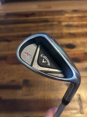 WOMENS CALLAWAY X2 HOT SAND WEDGE 50 LOFT LADIES FLEX GRAPHITE SHAFT GOLF CLUB - Image 1 of 4