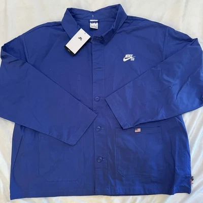 Nike SB Team EE. UU. Skateboarding Olimpiadas Tareas Chaqueta Talla XL Unisex Azul RARA Foto 1 de 4