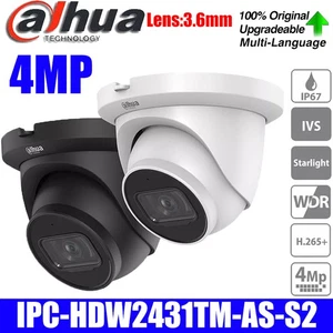 Dahua IPC-HDW2431TM-AS-S2 4MP Starlight IR WDR H.265 PoE Built-in Mic IP Kamera - Picture 1 of 8