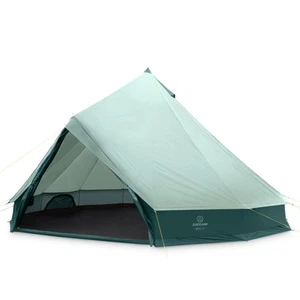 Gruppenzelt Justcamp Bell 12 Tipi, Pyramidenzelt, Campingzelt, Tipi Zelt, Mint - Bild 1 von 8
