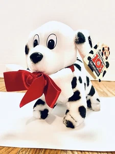 Disney Applause 101 Dalmatiner Plüschhund mit Knochen 6,5 Zoll mit Etikett - Bild 1 von 12
