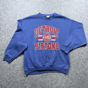 1980s Detroit Pistons Basketball NBA Sweatshirt Size XL Rare Rarität Trench Tag - Bild 1 von 18