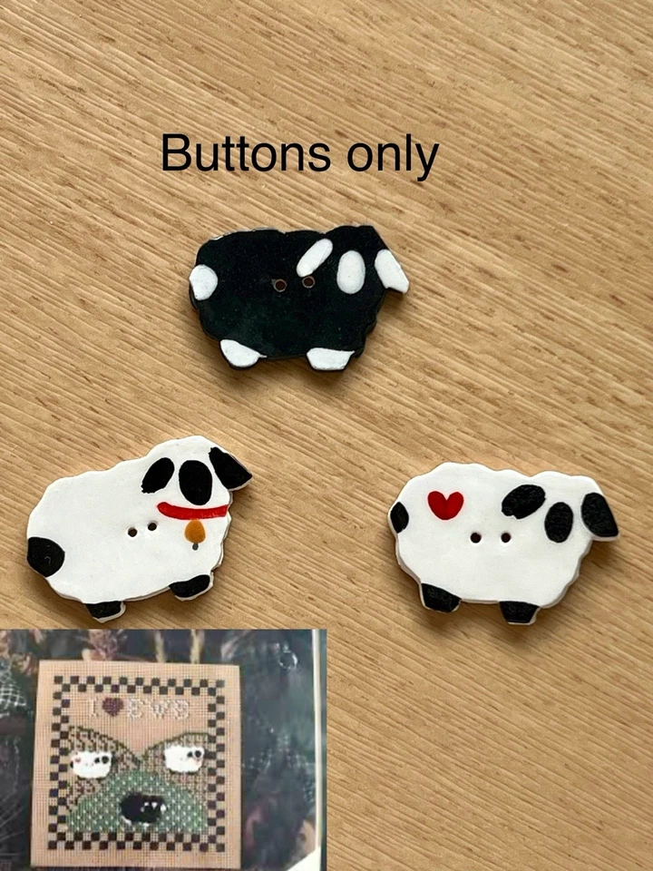 Mill Hill ceramic buttons sets I Love Eve - Image 1 of 1