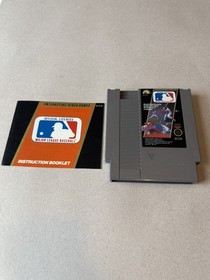 MAJOR LEAGUE BASEBALL (NES, Nintendo Entertainment System) Tested with Manual