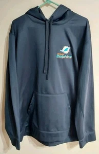 Miami Dolphins Dunbrooke Hombre Azul Marino Manga Larga Sudadera con Capucha!! Talla XL!! - Imagen 1 de 7