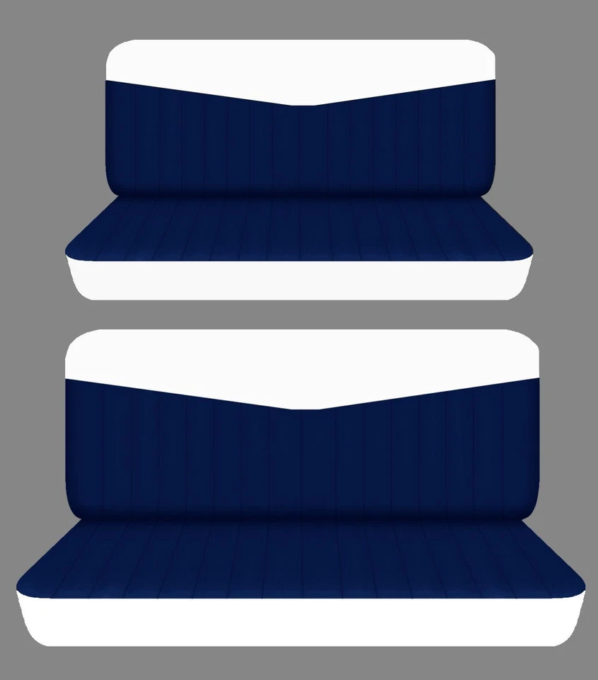 Se adapta a Pontiac Chieftain 1949 a 1958 4 puertas fundas de asiento de banco delanteras y traseras Foto 1 de 4