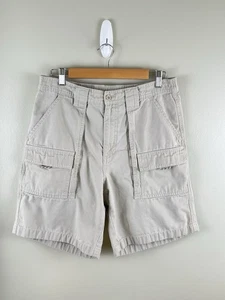 L.L. Bean Men’s Vtg Cargo Shorts Beige Pockets Sz 33 Hiking Casual - Bild 1 von 14