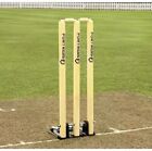 Cricket Wicket Stumps Bails Set Return Spring Complete Professional Hard Wooden