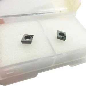 Inserto de carburo de diamante policristalino PCD 2 piezas CCMT09T308 CCMT32.52 para aluminio - Imagen 1 de 6