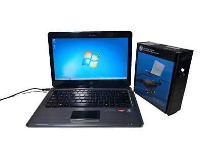 Windows 7 HP Pavilion dm3 | Athlon Neo X2 | 4GB RAM | 320GB HDD | HP Charger - Image 1 of 4