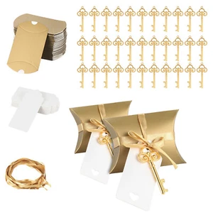 30pcs Hochzeit Party Favors Schlüssel Flaschenöffner Candy Box mit leeren Tag - Bild 1 von 12