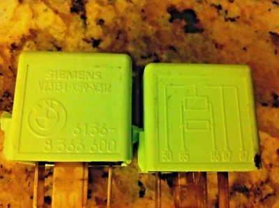 1 (uno) Siemens 61.36-8 366 600 relé BMW 5 clavijas 600 V23134-K59-X312 Foto 1 de 2