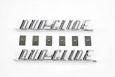 Duo-Glide  Fender Emblem Set for Harley Davidson by V-Twin - Image 1 of 2