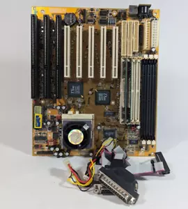 PCChips M560TG Socket 7 Ali Chipset AT Motherboard Intel Pentium 166MHz MMX 32MB - Picture 1 of 13