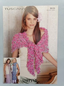 ***BARGAIN!! Knitting Pattern Brand New SIRDAR 8616 Ladies - Buy 4 get 1 Free - Picture 1 of 1