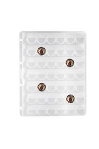 FILOBER HOJA PLACAS DE CAVA TRANSPARENTES PARA 42 PLACAS  - Picture 1 of 1